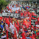 Anti-Marcos groups call for the exhumation of the body of the late dictator Ferdinand Marcos at the Heroes’ Cemetery in metro Manila, Philippines November 30, 2016.